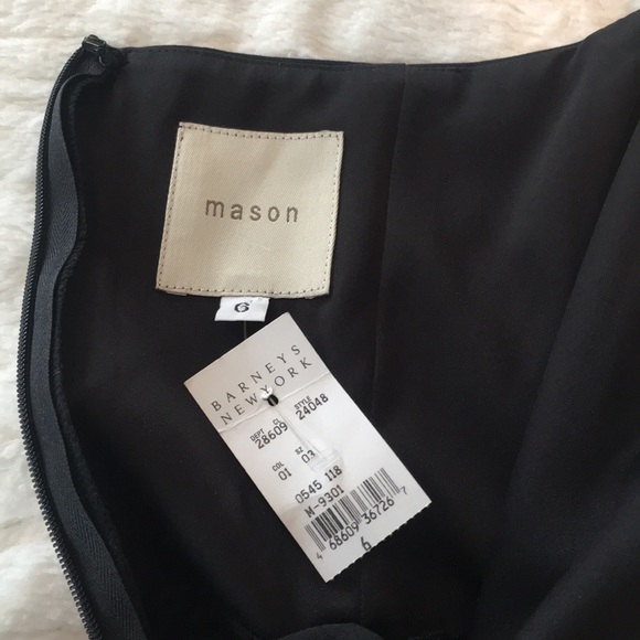 Mason Little Black Peplum Dress